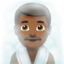 man in steamy room Emoji on Apple, iOS