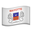 Emoji de bandera de Mayotte en Apple, iOS