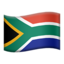 flag: South Africa Emoji on Apple, iOS