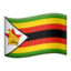 flag: Zimbabwe Emoji on Apple, iOS