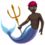 merman Emoji on Apple, iOS