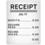 receipt Emoji on Apple, iOS