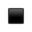 black small square Emoji on Apple, iOS