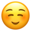 smiling face Emoji on Apple, iOS