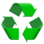 recycling symbol Emoji on Apple, iOS