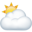 Emoji de nubes y claros en Apple, iOS