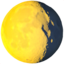 waning gibbous moon Emoji on Apple, iOS