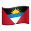 Emoji de bandera de Antigua y Barbuda en Apple, iOS