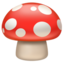 mushroom Emoji on Apple, iOS