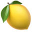 Emoji de limón en Apple, iOS