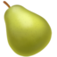 pear Emoji on Apple, iOS