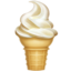 Emoji de helado de crema en Apple, iOS