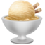 ice cream Emoji on Apple, iOS