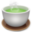 Emoji de taza de té verde en Apple, iOS