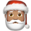 Emoji de Papá Noel en Apple, iOS