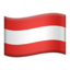 flag: Austria Emoji on Apple, iOS