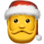 Santa Claus Emoji on Apple, iOS