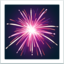 fireworks Emoji on Apple, iOS