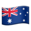 flag: Australia Emoji on Apple, iOS