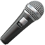 microphone Emoji on Apple, iOS