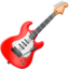 Emoji de guitarra en Apple, iOS