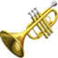 trumpet Emoji on Apple, iOS