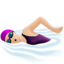 woman swimming Emoji on Apple, iOS