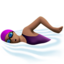 woman swimming Emoji on Apple, iOS