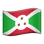 flag: Burundi Emoji on Apple, iOS