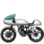 Emoji de motocicleta en Apple, iOS