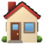 house Emoji on Apple, iOS