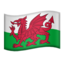 flag: Wales Emoji on Apple, iOS