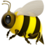 honeybee Emoji on Apple, iOS