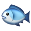 fish Emoji on Apple, iOS