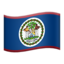 flag: Belize Emoji on Apple, iOS