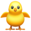 Emoji de pollito en Apple, iOS