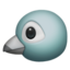 Emoji de pájaro en Apple, iOS