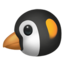 Emoji de pingüino en Apple, iOS