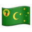 Emoji de bandera de Islas Cocos en Apple, iOS