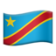 flag: Congo - Kinshasa Emoji on Apple, iOS