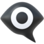 eye in speech bubble Emoji on Apple, iOS