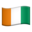 flag: Côte d’Ivoire Emoji on Apple, iOS