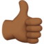 thumbs up Emoji on Apple, iOS