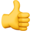 thumbs up Emoji on Apple, iOS