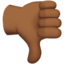 thumbs down Emoji on Apple, iOS