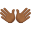 open hands Emoji on Apple, iOS