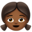 Emoji de niña en Apple, iOS