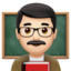 男上的Apple, iOS表情符号
