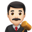 man judge Emoji on Apple, iOS