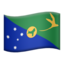 Emoji de bandera de Isla de Navidad en Apple, iOS